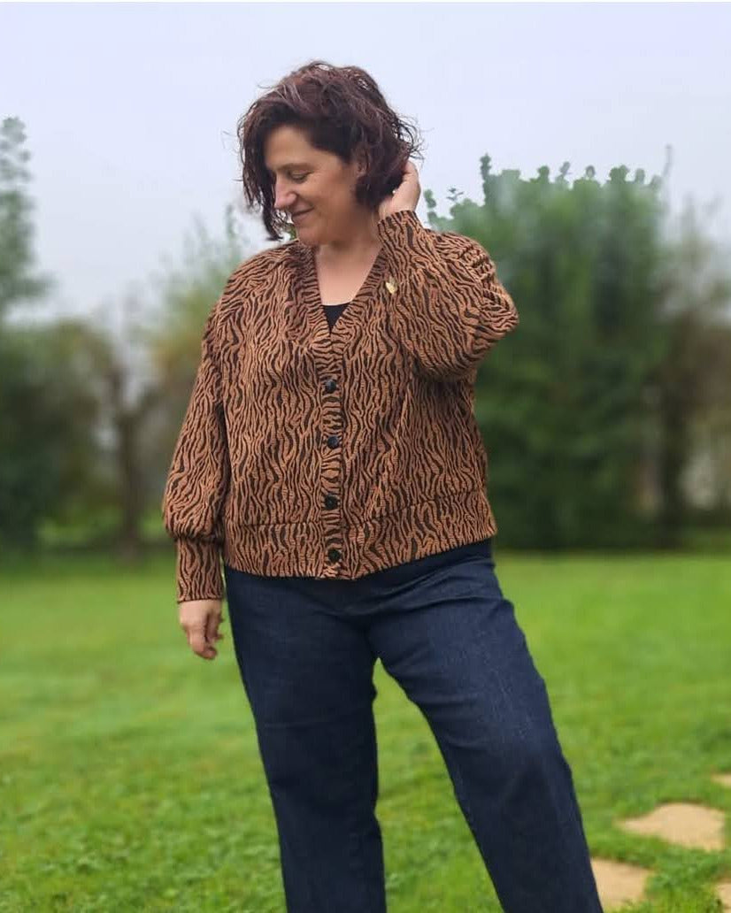 CHAMAILLE - Patron et tuto gilet et sweat - La Robe du Chat