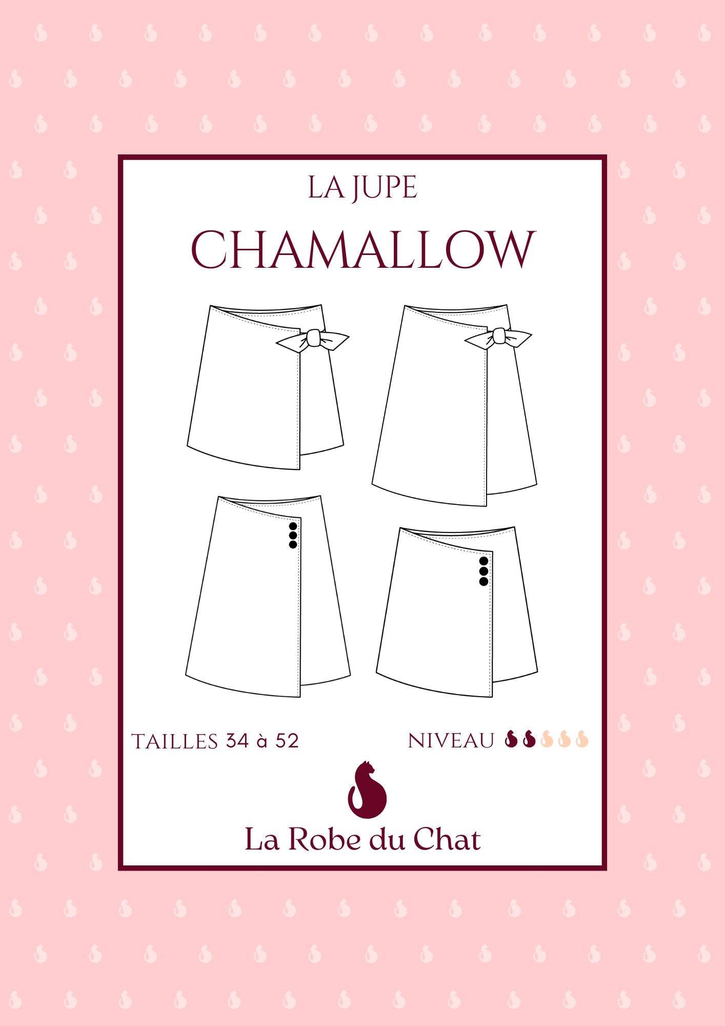 Ensemble de patrons couture - Chamaille et Chamallow