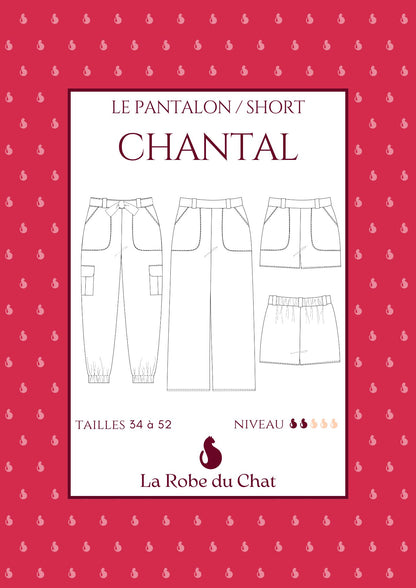 Le patron pantalon cargo et short CHANTAL La Robe du Chat