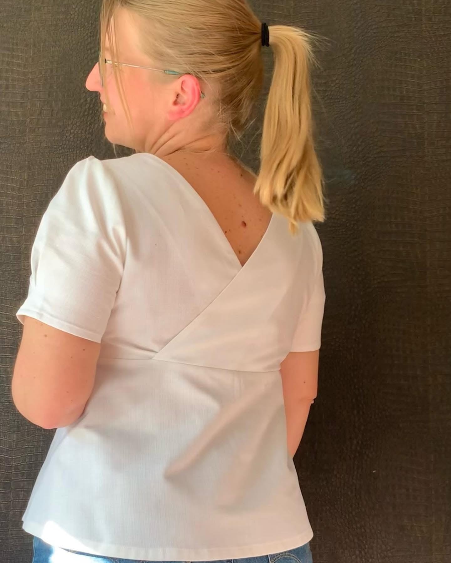 CHAVIRE - Patron et tuto robe dos nu et blouse - La Robe du Chat