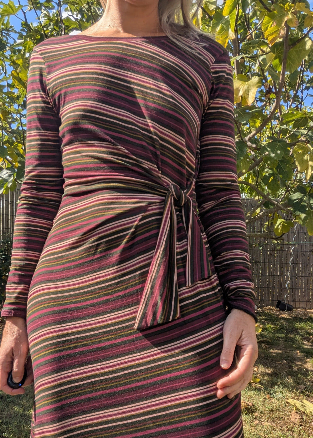 La robe / top CHAMANTHA - Patron et tuto robe jersey nouée La Robe du Chat
