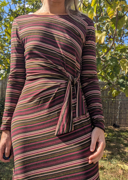 La robe / top CHAMANTHA - Patron et tuto robe jersey nouée La Robe du Chat