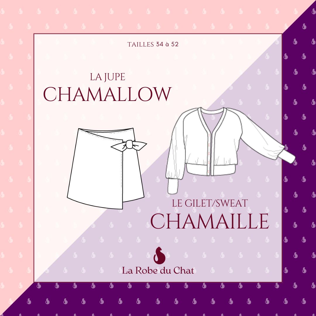 Ensemble de patrons couture - Chamaille et Chamallow