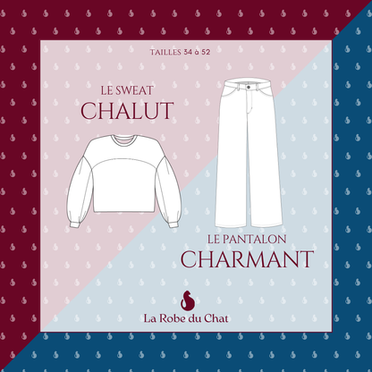 Sewing pattern set - Chaplin and Châtaigne