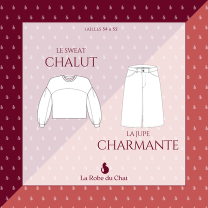 Sewing pattern set - Chaplin and Châtaigne