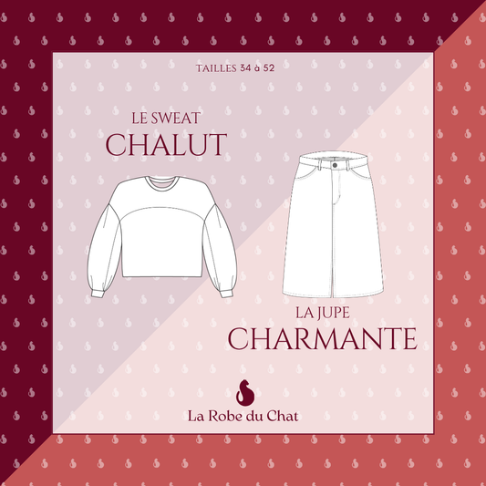 Sewing pattern set - Chaplin and Châtaigne