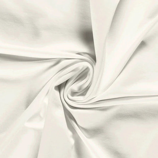 French terry sweat léger - Blanc cassé - OEKO-TEX La Robe du Chat