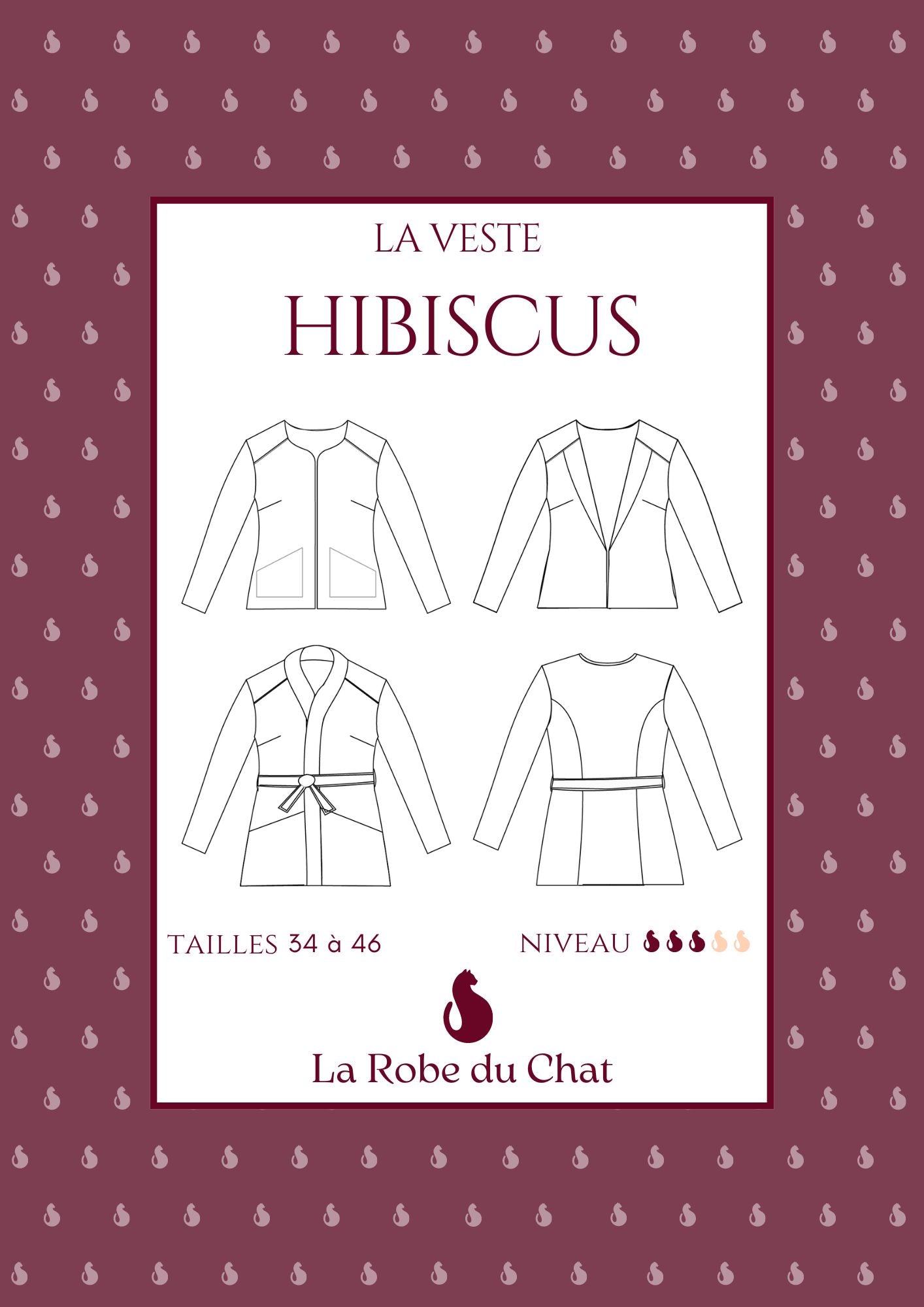 The HIBISCUS women’s jacket pattern