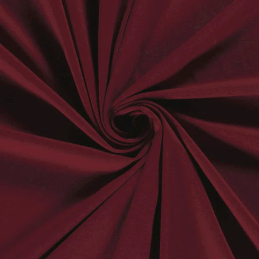 Jersey de coton doux – Rouge cerise - La Robe du Chat