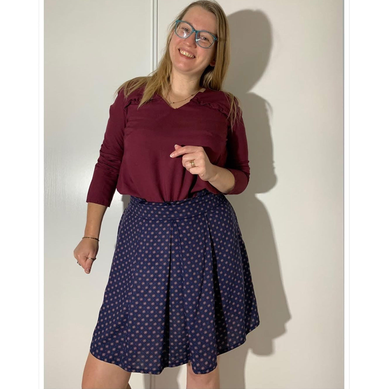 CHARMILLE - Patron et tuto jupe élastique - La Robe du Chat