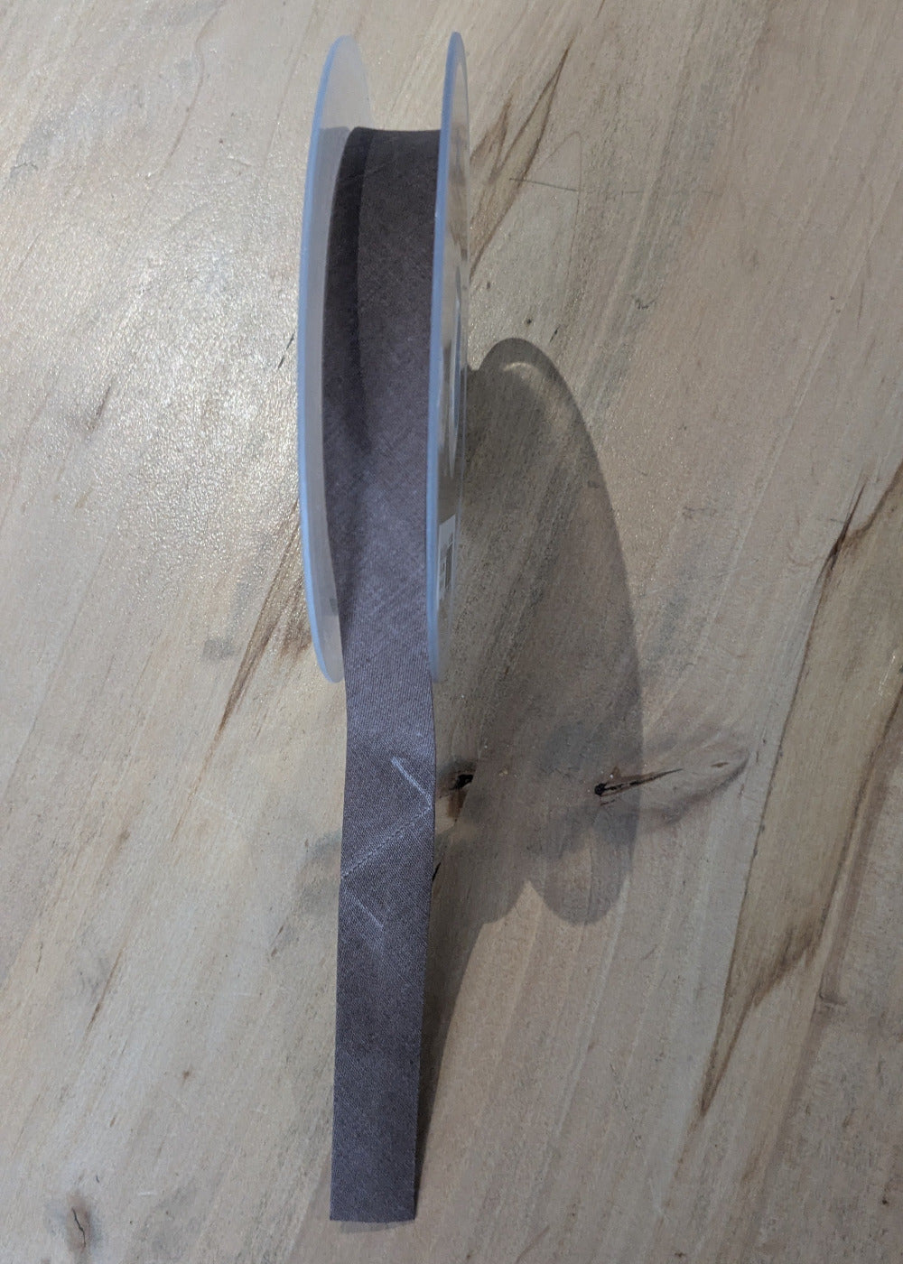 Biais coton marron foncé - 40/20 fini cousu fait 10 mm