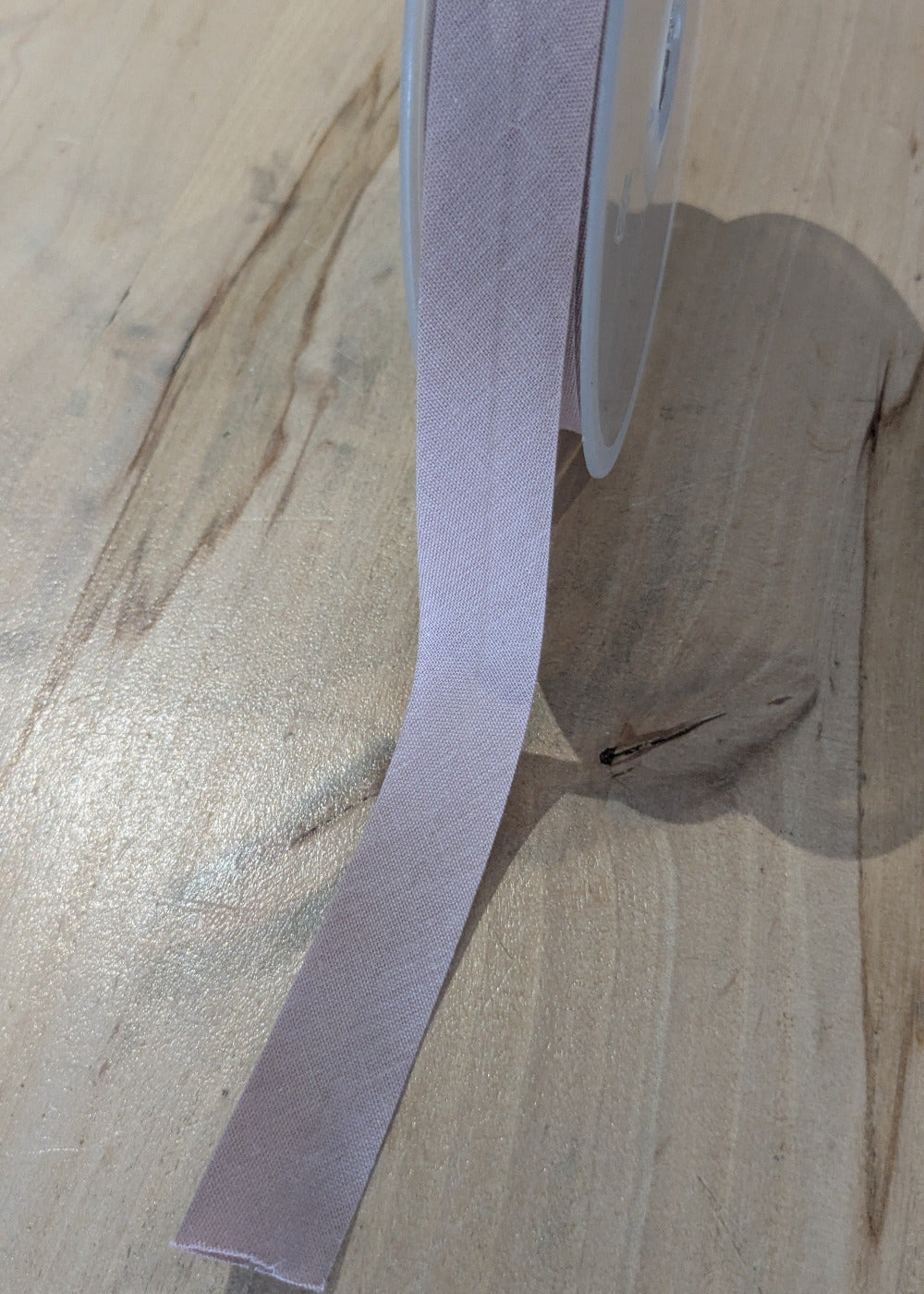 Biais coton beige (n°69) - 40/20 fini cousu fait 10 mm