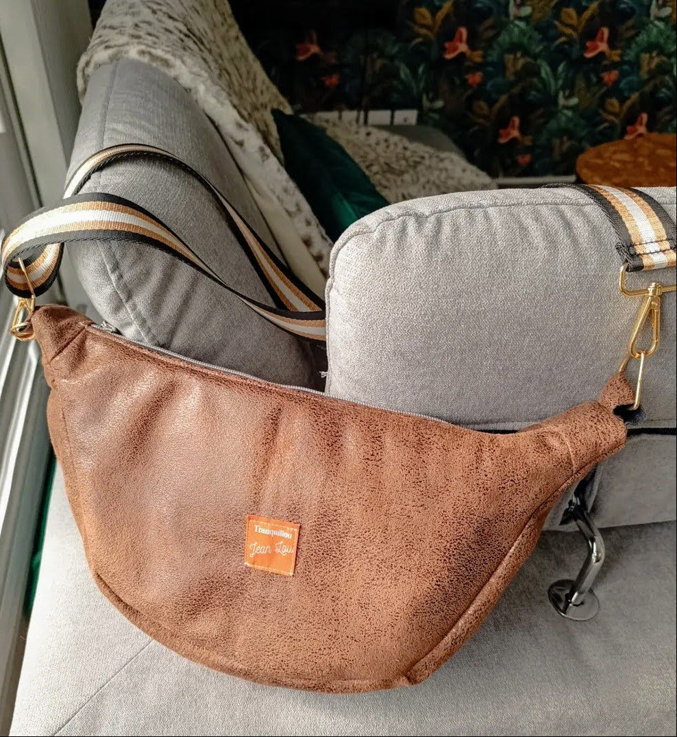 Le CHAC demi-lune - Patron et tuto sac demi lune - La Robe du Chat