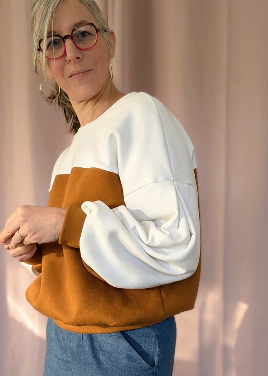 Le sweat Chalut - Patron et tuto sweat - La Robe du Chat