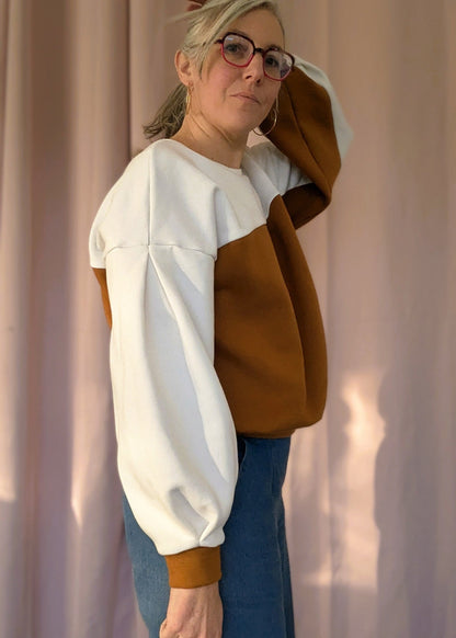 Le sweat Chalut - Patron et tuto sweat - La Robe du Chat