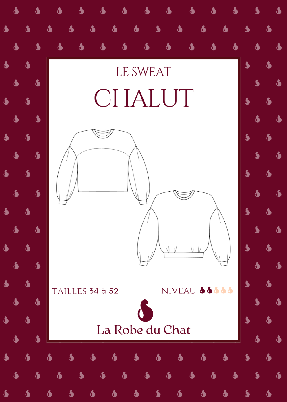 Le sweat Chalut - Patron et tuto sweat - La Robe du Chat