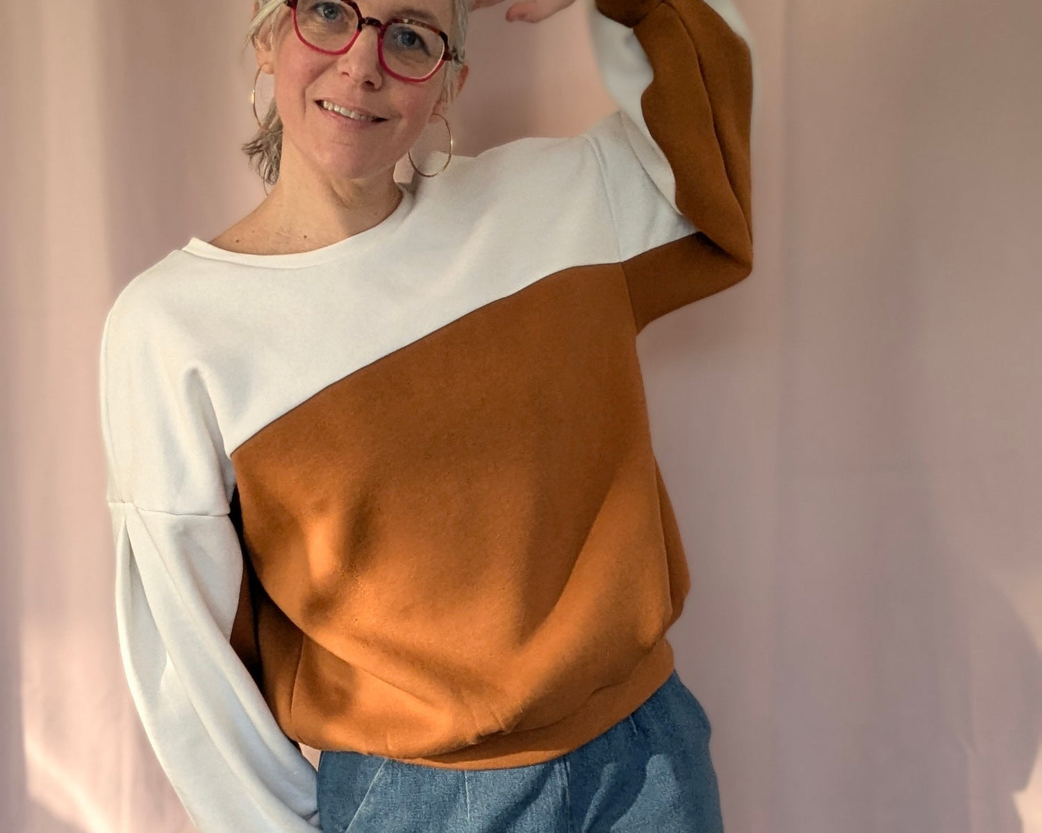 Sweat Chalut - tuto et patron sweat - La Robe du Chat