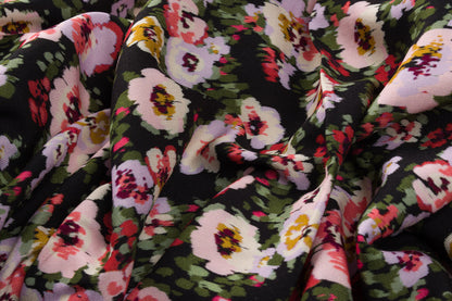 Twill de Viscose – Nuit Florale La Robe du Chat