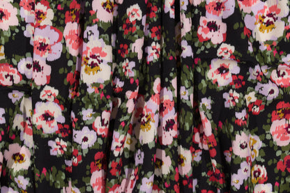 Twill de Viscose – Nuit Florale La Robe du Chat