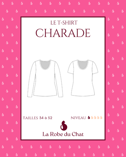Le top Charade - Patron PDF et tuto gratuit - La Robe du Chat