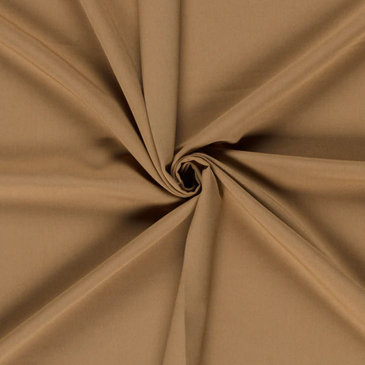 Gabardine de viscose légère et souple – Camel - La Robe du Chat