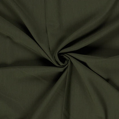 Gabardine de viscose légère et souple – Vert kaki - La Robe du Chat