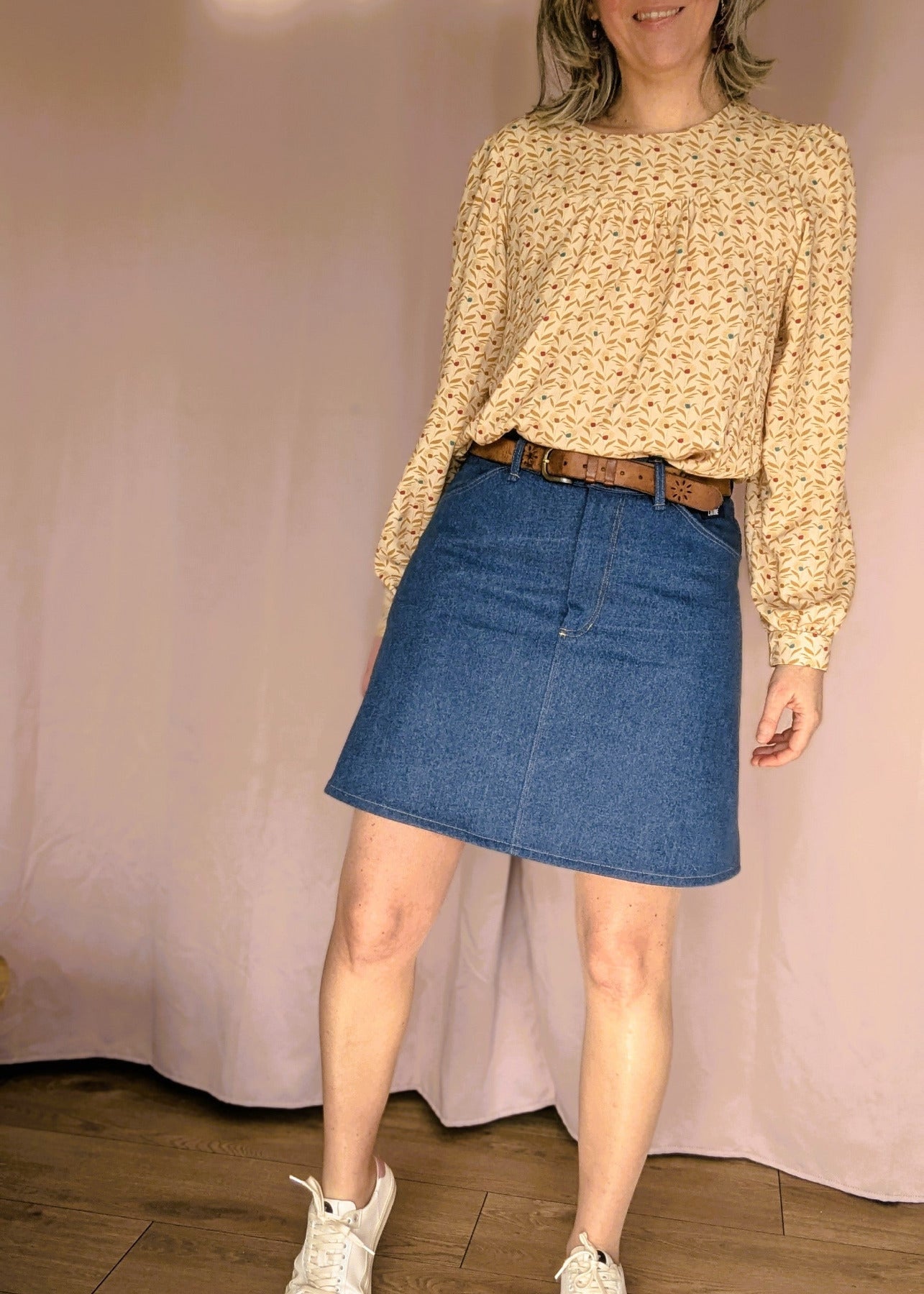 La jupe Charmante - Patron et tuto jupe en jeans - La Robe du Chat