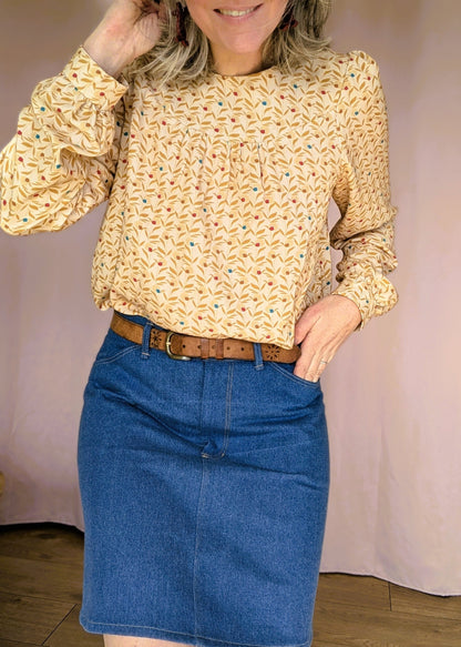 La jupe Charmante - Patron et tuto jupe en jeans - La Robe du Chat