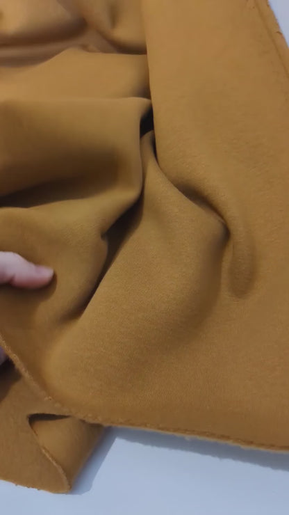 Tissu Sweat brossé épais - Caramel - OEKO-TEX