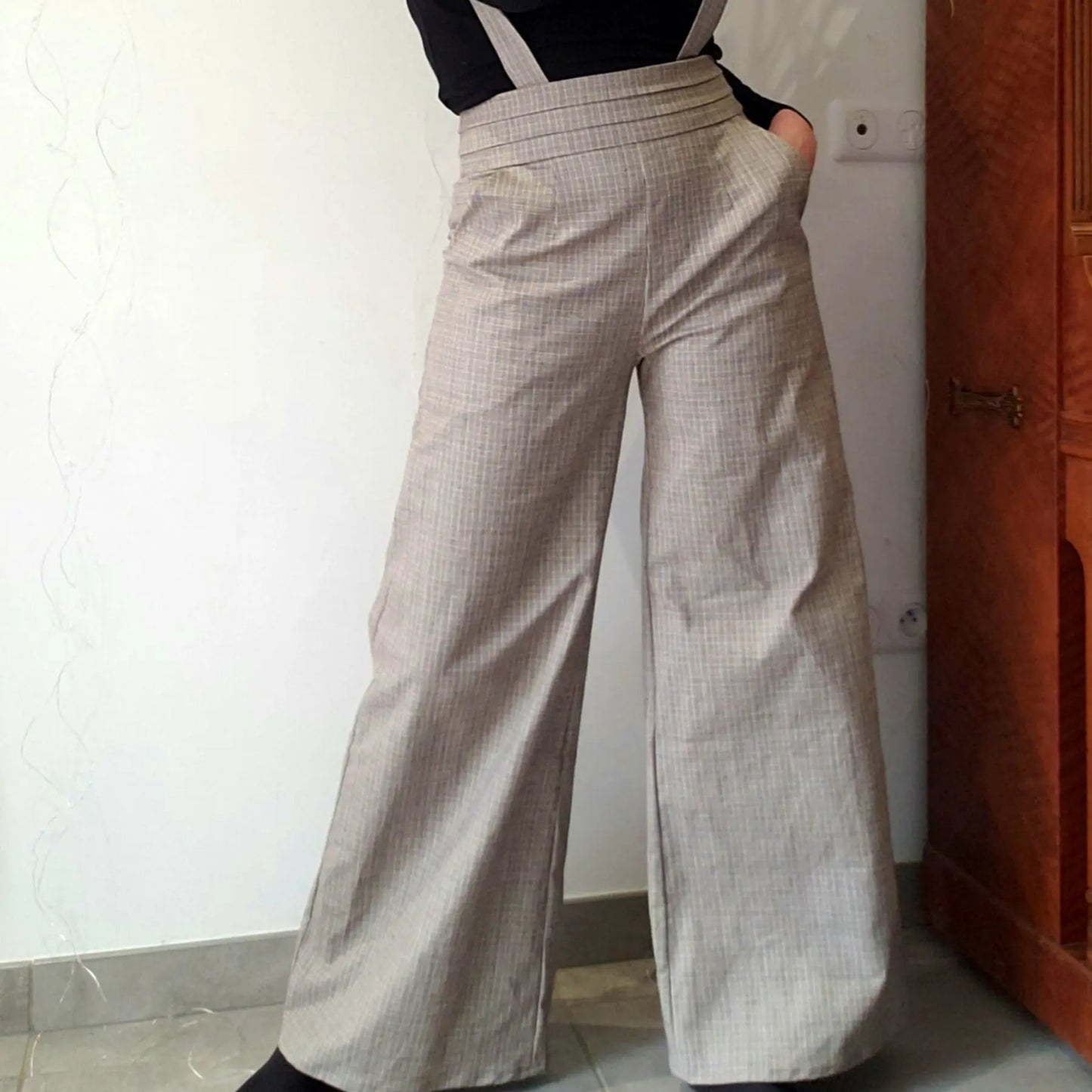 pantalon chaplin bretelles