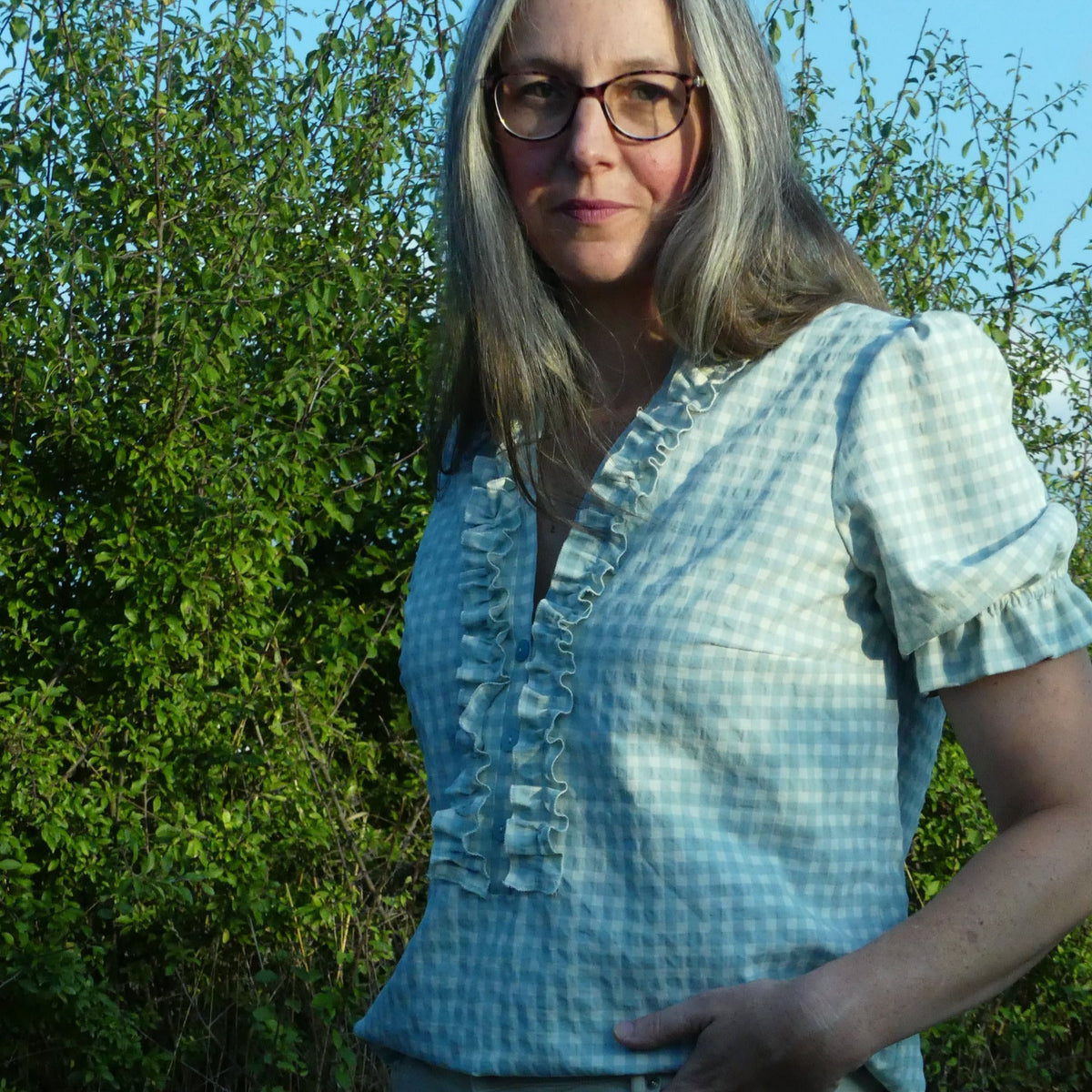 Les options du patron blouse et robe CHARLIE - patron pdf