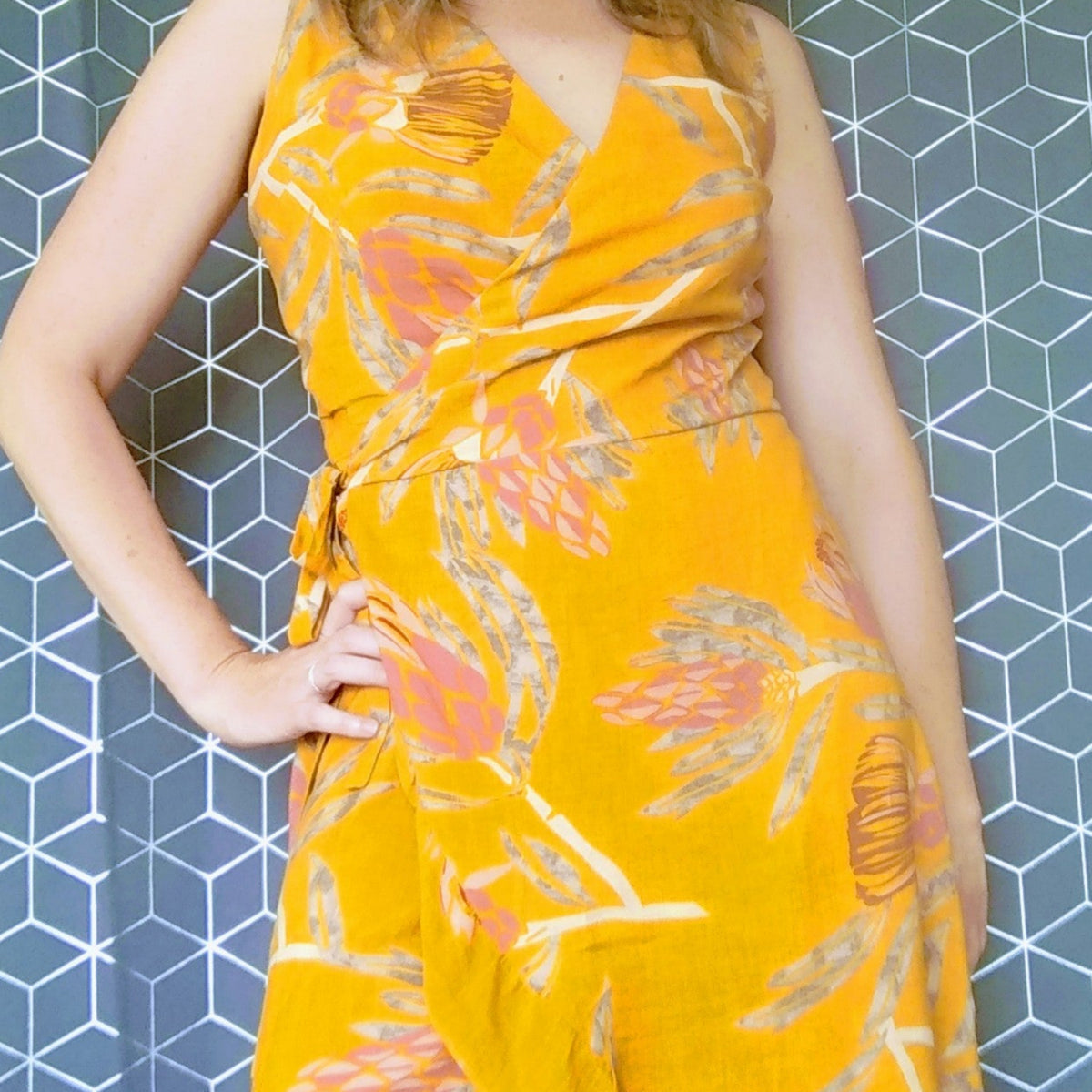 patron couture robe portefeuille