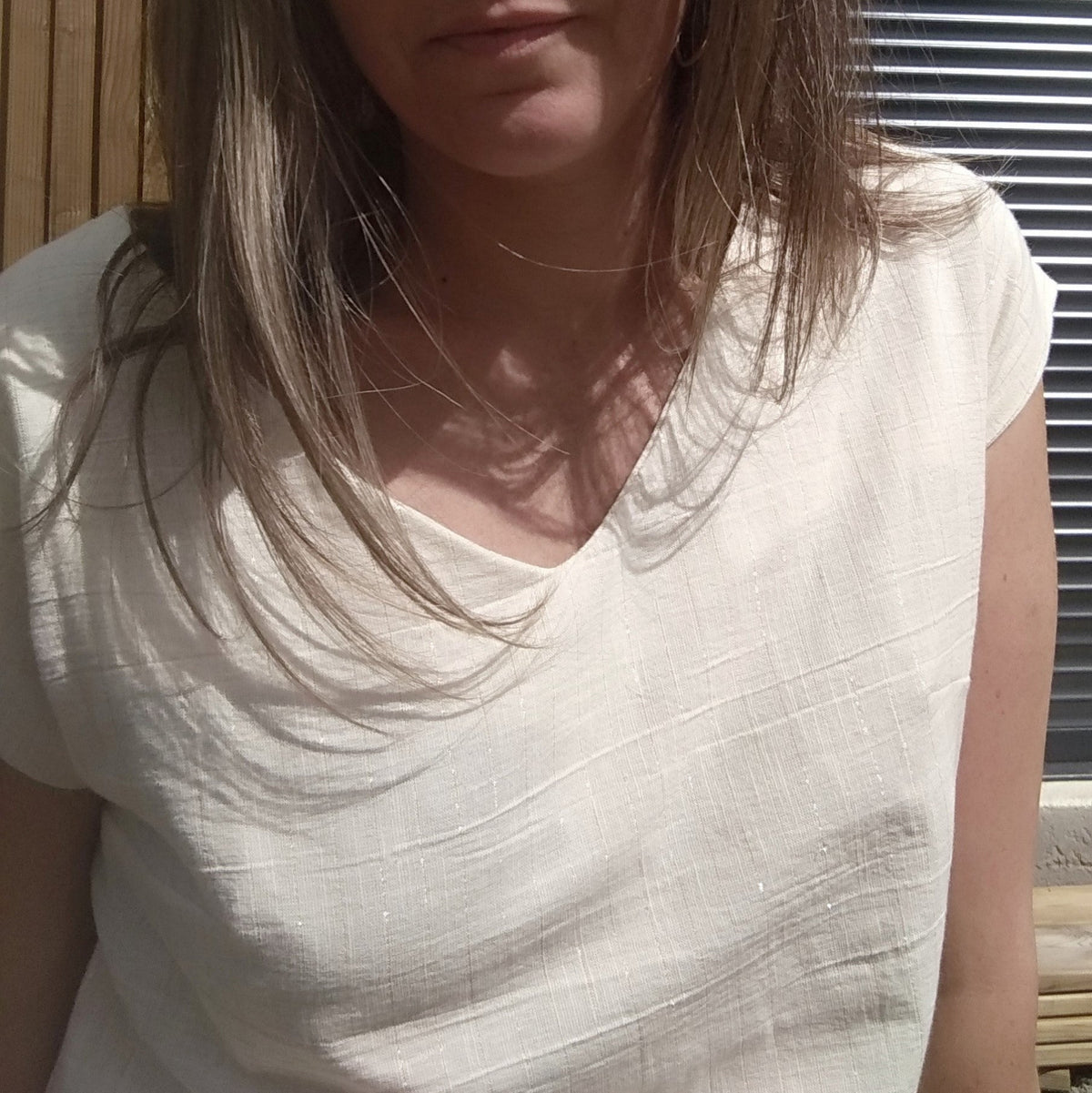 couture blouse manches courtes
